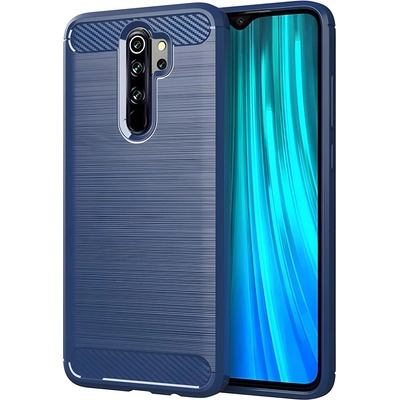 Izmael Carbon Shield TPU калъф за Xiaomi Redmi Note 8 Pro - Тъмносин KP29560 (29560)