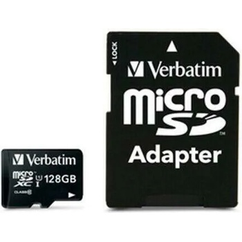 Image 1 of Verbatim microSDXC Pro 128GB C10/UHS-I 47044