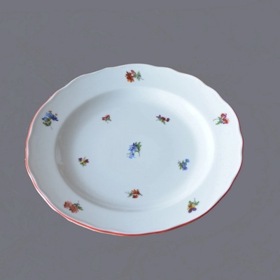 Český Porcelán Dubí Tanier dezertný 19cm Hádzanka