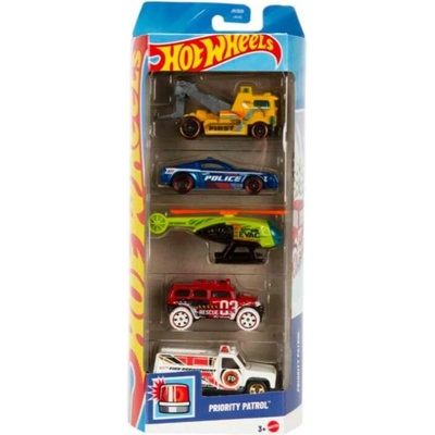 Mattel Hot Wheels Priority Patrol 5ks angličáků
