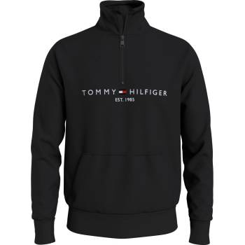 Image 1 of Tommy Hilfiger Блуза Tommy Hilfiger Logo Mockneck Sweatshirt - Black BDS