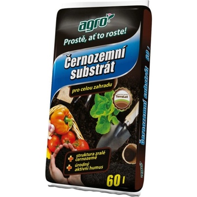 AGRO Čiernozemný substrát pre celú záhradu 60 l