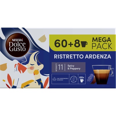 NESCAFÉ Промо пакет капсули NESCAFE Dolce Gusto - Ristretto Ardenza, 68 напитки (12623545)