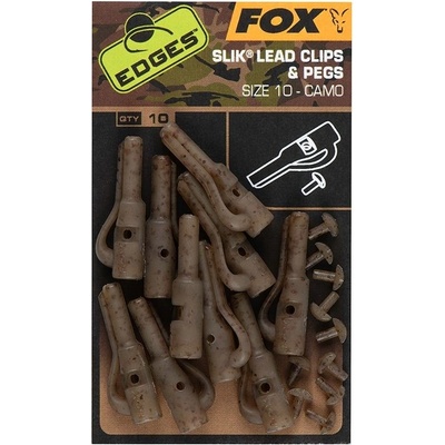 Fox Edges Sliders zadní olovo 10ks