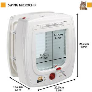 Ferplast Swing Microchip електронна вратичка за вграждане 22, 5 / 16, 2 / 25, 2 cm