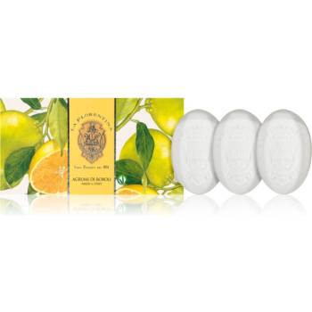 La Florentina Boboli Citrus Hand Soap комплект твърди сапуни цитрус 3x150 гр