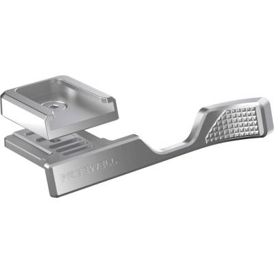 FREEWELL Fuji X100VI Thumb Grip with Cold Shoe Mount (Silver)