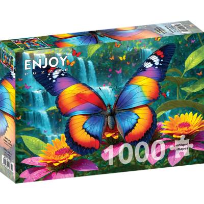 ENJOY Motýl v lese 1000 dílků