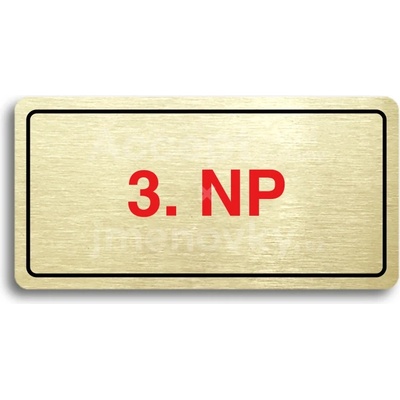 ACCEPT Piktogram 3. NP - zlatá tabulka - barevný tisk