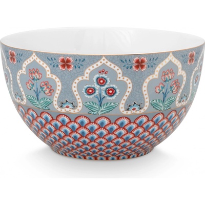 PIP Studio miska Flower Festival Scallop Deco světle modrá 18 cm