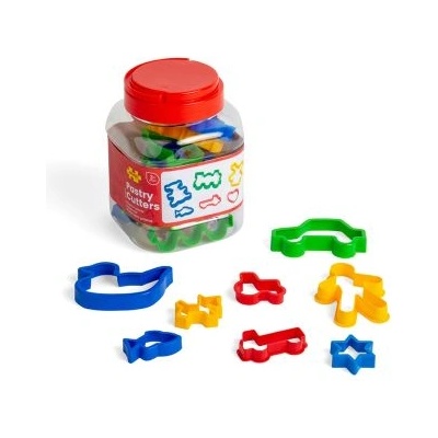 Bigjigs Toys - Буркан с 24 различни формички за сладки (BJ074)