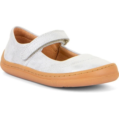 Froddo dievčenské barefoot baleríny Mary J G3140184-6 strieborná