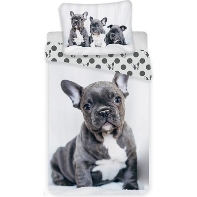 Jerry Fabrics Obliečky Bulldog 140x200 70x90