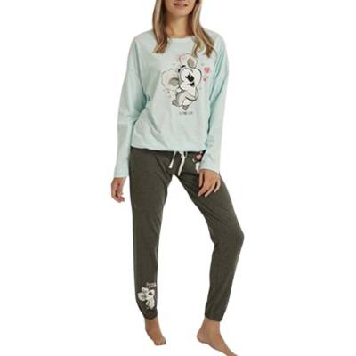 Пижама в светлосиньо и сиво с коала