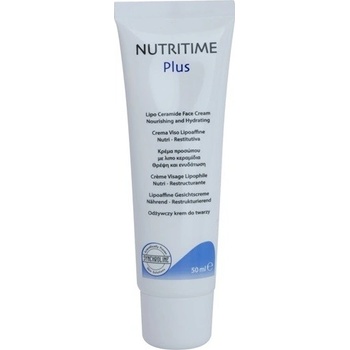 Synchroline Nutritime Plus výživný a hydratačný krém na tvár a krk Nourishing and Hydrating Lipo Ceramide Formula with Vitamin E and Hyaluronic Acid 50 ml