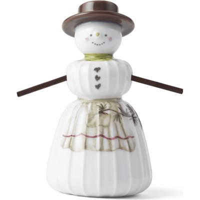 Vánoční porcelánová dekorace Snowwoman 11 cm Kähler