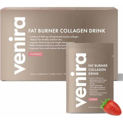 Venira Fat Burner Collagen Drink morský kolagén Strawberry 30x 6,3 g