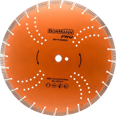 Bormann Pro Diamantový kotúč 400 x 3,6 x 30 / 25,4 mm BHT2069