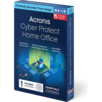 Acronis Cyber Protect Home Office Essentials Subscription 1 Computer - 1 year subscription ESD HOEASHLOS