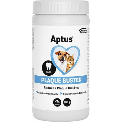 Aptus Plaque Buster Healthy teeth and gums doplňky pro psa a kočku 200 g