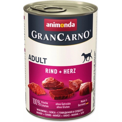 Animonda Gran Carno Original Adult hovädzie mäso a srdce 400 g