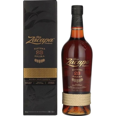 Ron Zacapa Centenario Solera Gran Reserva Rum 23y 40% 1 l (karton) – Zboží Mobilmania