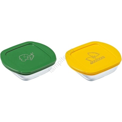 UTC КОМПЛЕКТ 2x стъклени контейнери за храна PYREX 0, 3 l (UT0337)