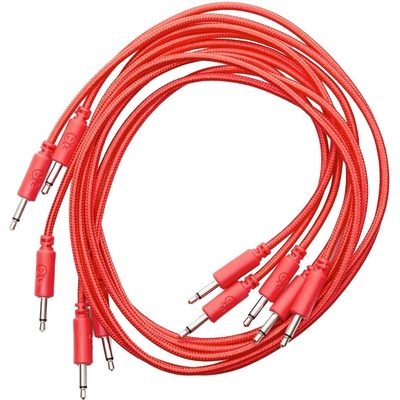 Erica Synths Braided eurorack patch cable 90cm (5pcs, red) 0, 9 m Директен - Директен Пач кабел (4751030829050)