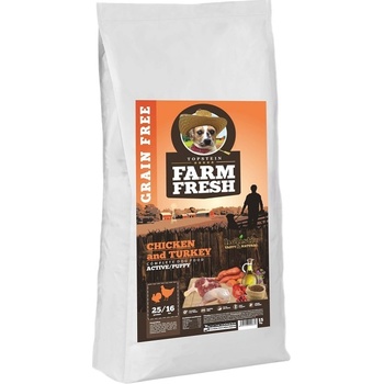 Topstein Farm Fresh Chicken and Turkey Active/Puppy Grain Free 2 kg