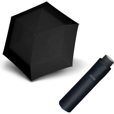 Doppler Havanna fiber UNI ultraľahký mini dáždnik čierny