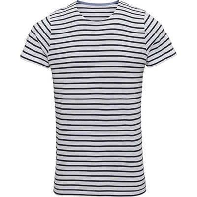 Asquith & Fox pánské triko AQ072 White-Navy
