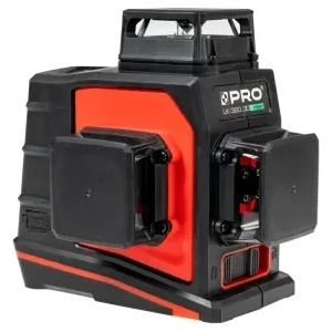 PRO Лазерен нивелир + аксесоари pro lk-360.3dg/ 30 м (pro-l1183)