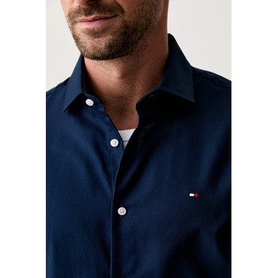 Tommy Hilfiger риза мъжка от памук (MW0MW43747)