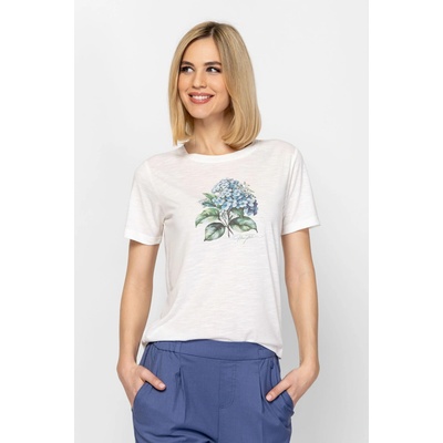 Dámske tričko HEAVY TOOLS / MELIVI flora Biela