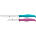 ZWILLING Комплект ножове twin grip, комплект от 2 бр. , черен, zwilling (zw38099002)