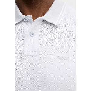 BOSS Orange тениска с яка мъжка от памук PeoxfordNew (50507814) - answear - 113,42 лв