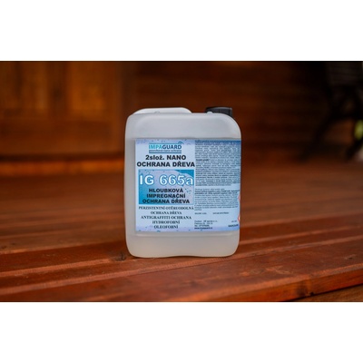 HF servis IG 665 Hydrofobní a oleofobní otěruodolná ochrana dřeva 5 l – Zbozi.Blesk.cz