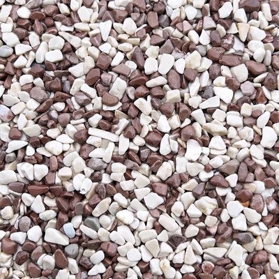 TopStone Kamenný koberec Latte Mogano 4 - 7 mm 1 m²