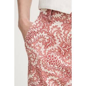 Weekend Max Mara панталон дамски от памук с еластан ONDE (2615131162600)