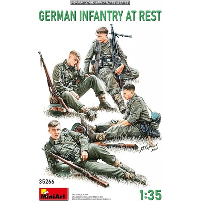 MiniArt German Infantry At Rest 4 fig. 35266 1:35
