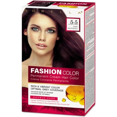 Rubella farba na vlasy dark mahogany 5.5 Fashion Color 2 x 50 ml + 15 ml