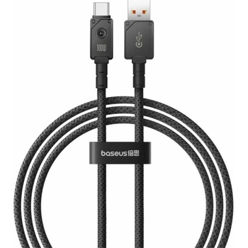 Image 1 of Baseus Кабел за данни Baseus Unbreakable, Type-C, 100W, 1.0m, Черен - 40426
