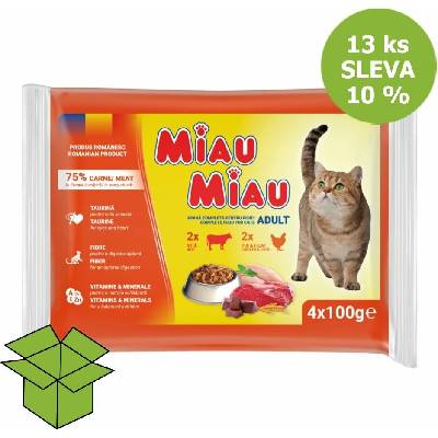 Miau Miau Cat hovädzie a kuracie 100 g