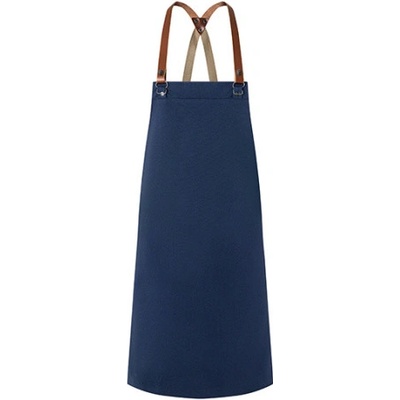 Karlowsky Gastro zástera s trakmi KY054 Steel-Blue 70 x 85 cm