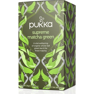 Pukka Herbs Bio zelený čaj s čajem Matcha 20 sáčků 30 g