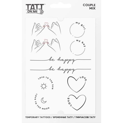 TATTonMe Водоустойчиви временни татуировки Couple mix (TMCouple)