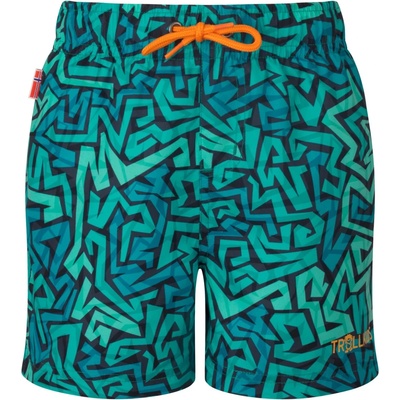 Trollkids Детски бордшорт Trollkids Kid's Haukland Shorts Boardshorts - Sea Green / Sahara Sunset - размер 92 (EU) (750-2498-0611)