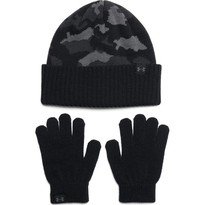 Under Armour B Beanie/Glove Combo-BLK 1386641-001