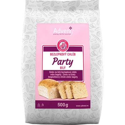 Adveni Bezlepkový chléb Party bílý 0,5 kg