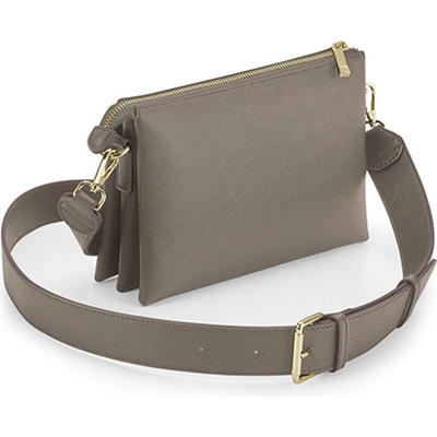 BagBase dámska kabelka cez rameno BG759 Taupe 23 x 3 5 x 16 cm